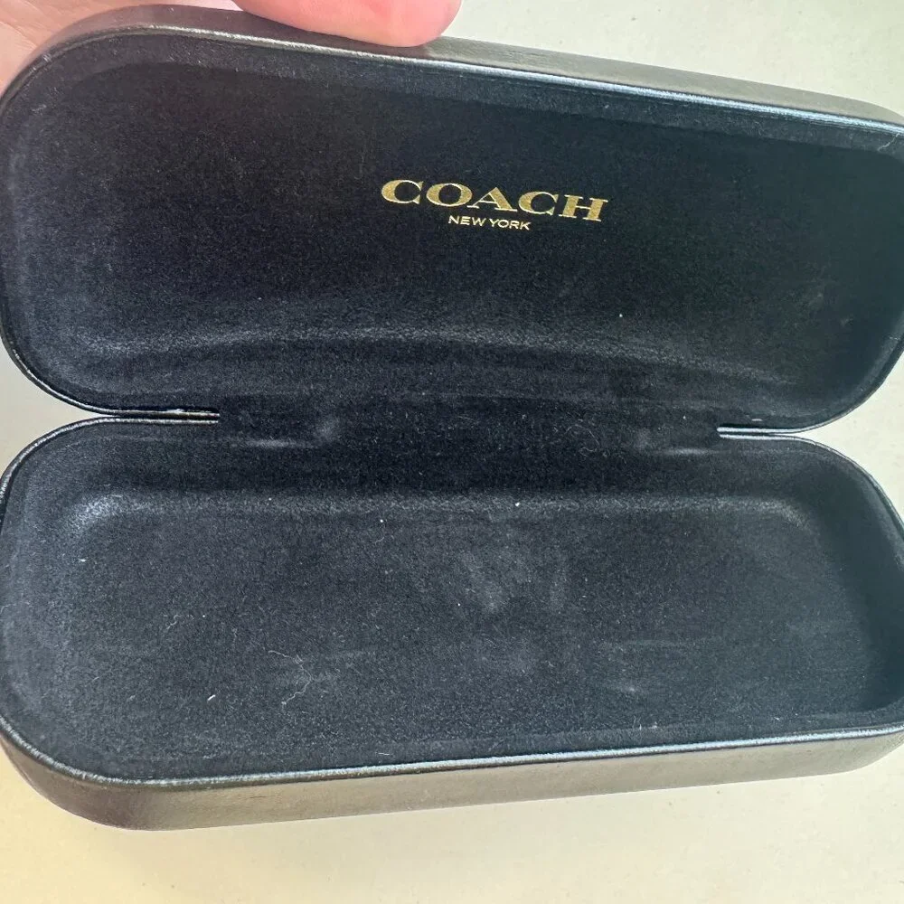 Coach Glasses Case Small Black